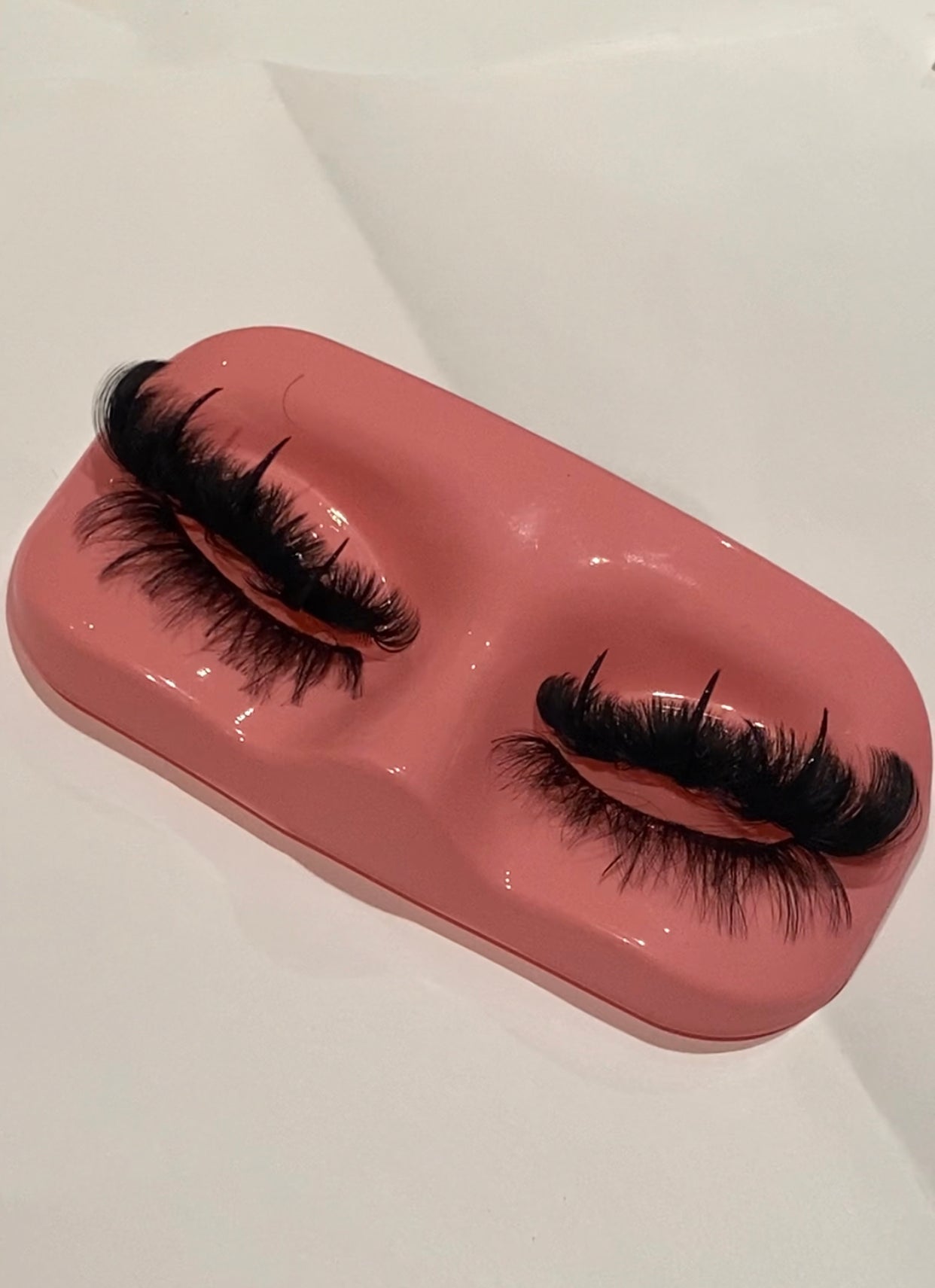 Messy Cat eye with spikes + bottoms custom lash strips