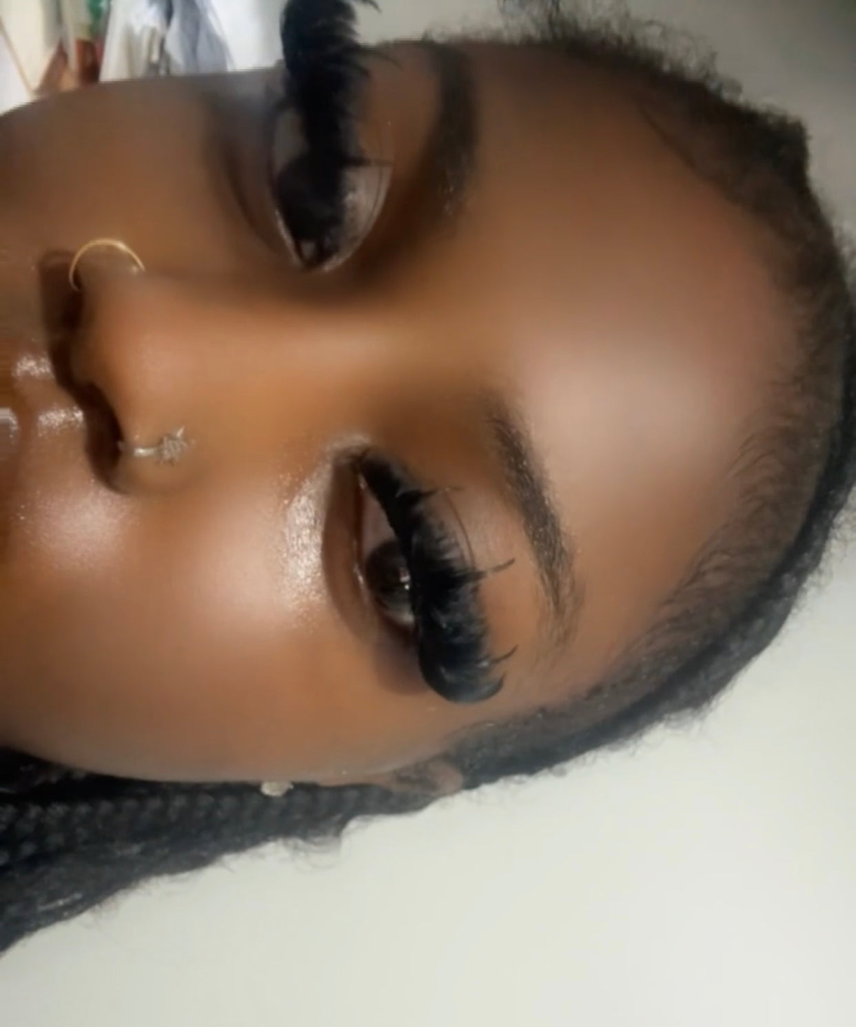 Cat eye + spikes custom lash strips