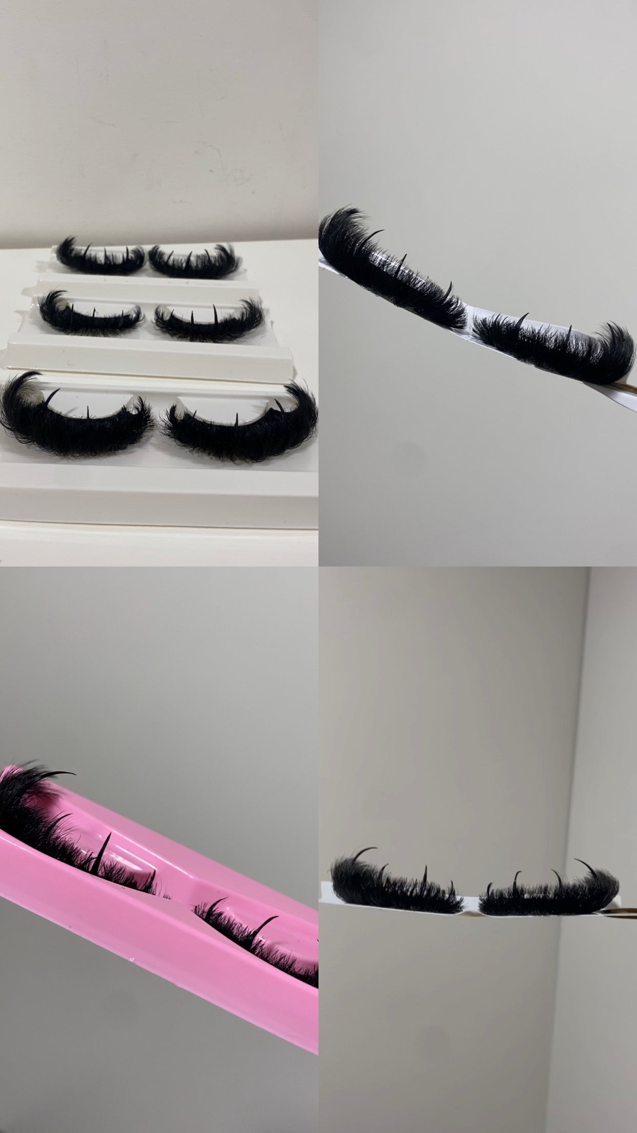 Mega cat eye with spikes (smooth) custom lash strips
