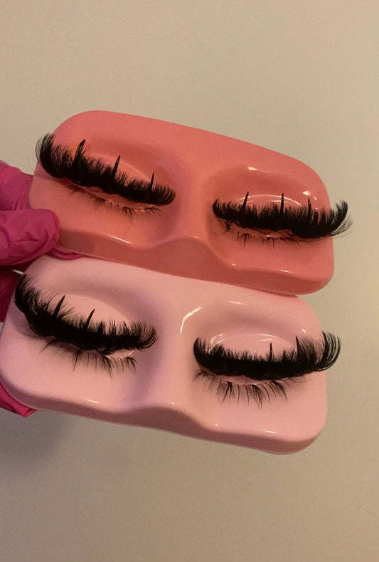Messy Cat eye + spikes custom lash strips