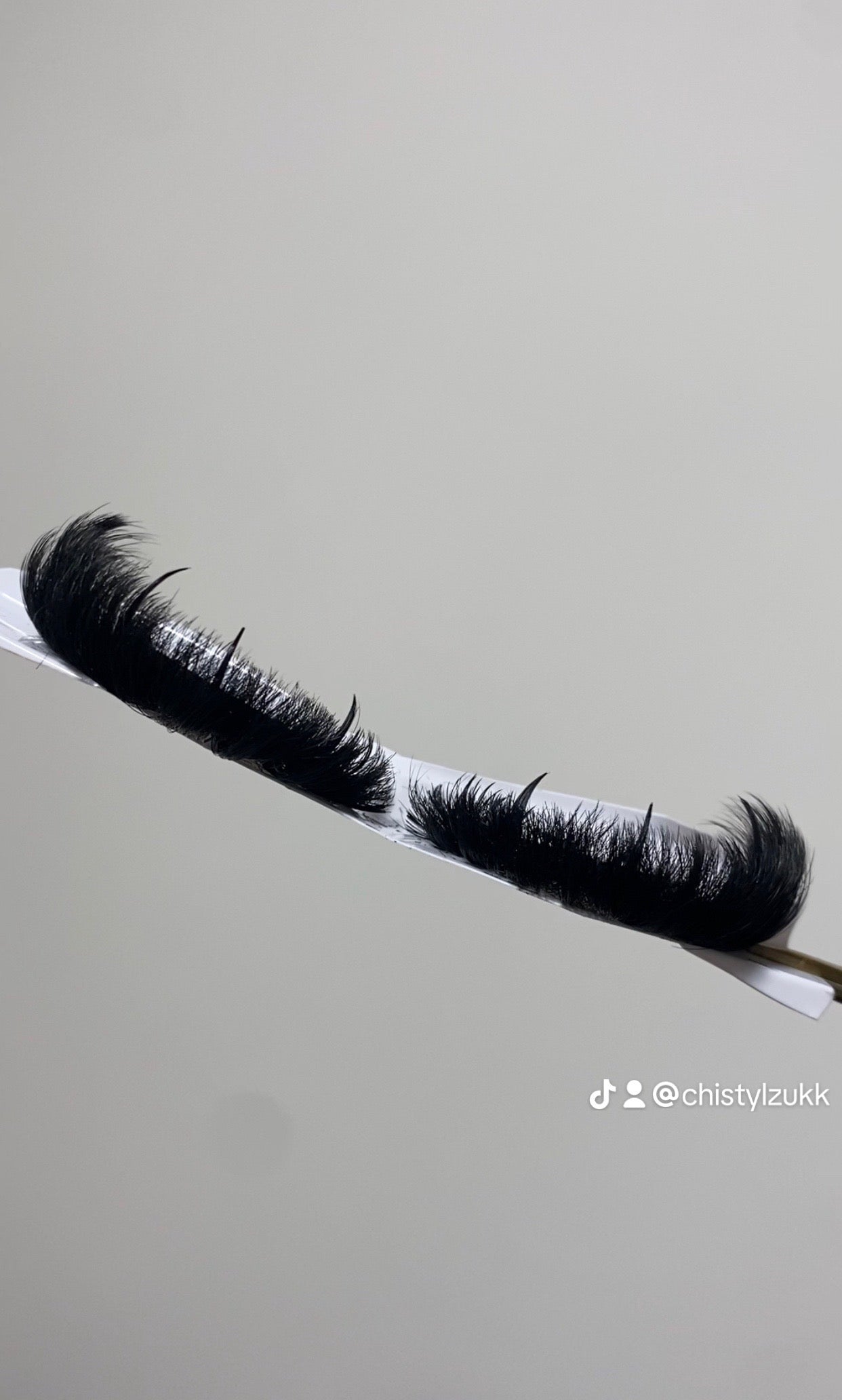 Cat eye with spikes + bottoms custom lash strips