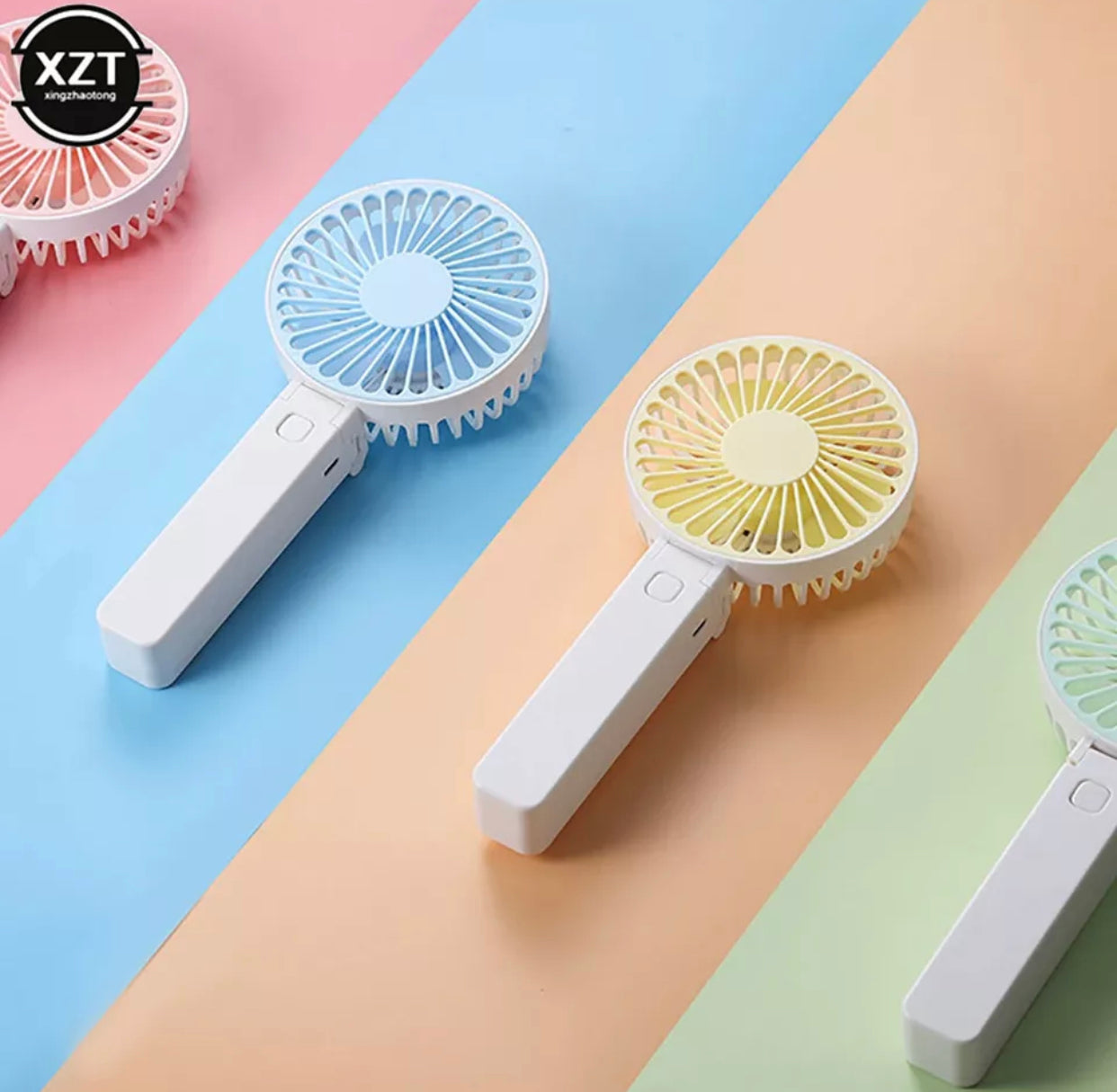 Portable handheld fans