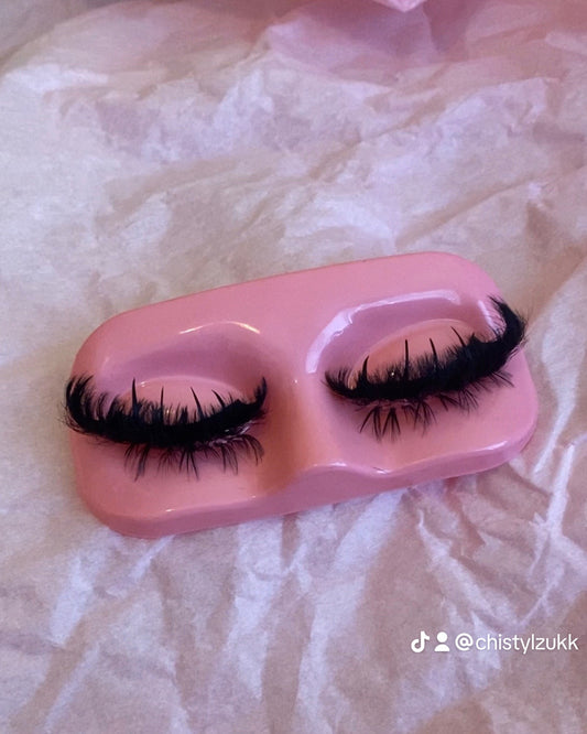 Cat eye with spikes + bottoms custom lash strips