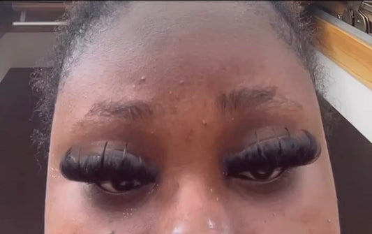 Cat eye with spikes + bottoms custom lash strips